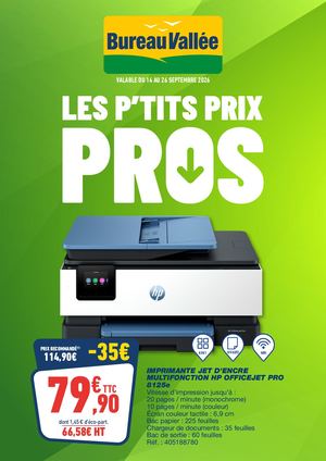 Septembre - Les p'tits prix pros