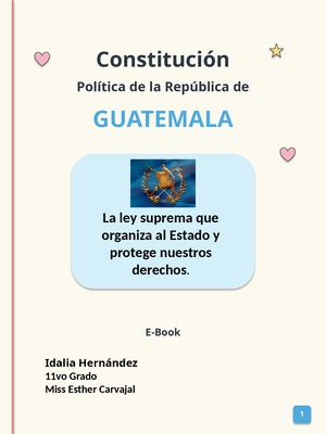 Constitución De Guatemala