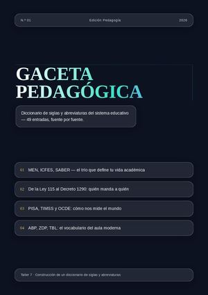 Diccionario Pedagogia