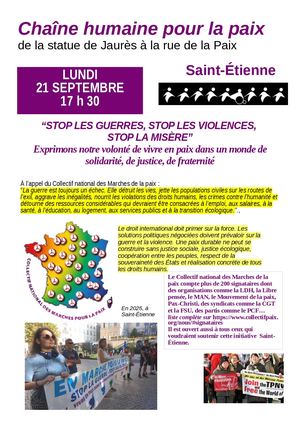 Tract Chaine de la paix 21/09/26