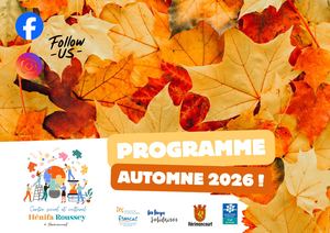 Programme d'Automne 2026 - Centre Social et Culturel - Hénifa Roussey