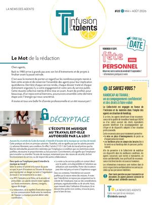 LA NEWS DES AGENTS #22