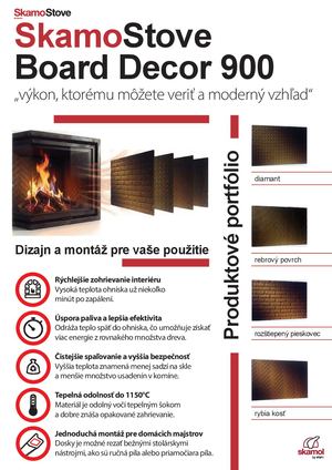SkamoStove Board Decor 900