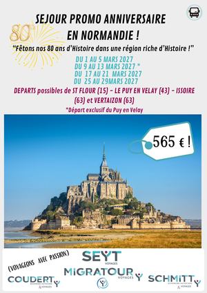 Livret De Voyage Normandie 2027