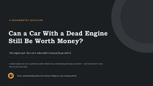 Dead Engine Still Worth Money