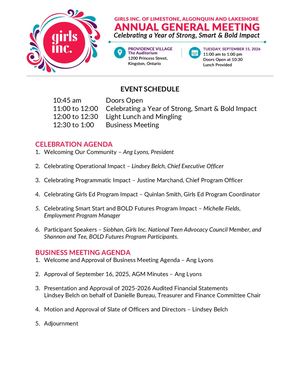 2026 AGM Agenda and Meeting Documents