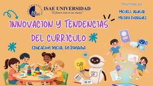Innovación Y Tendencias En Educación Inicial Panameña