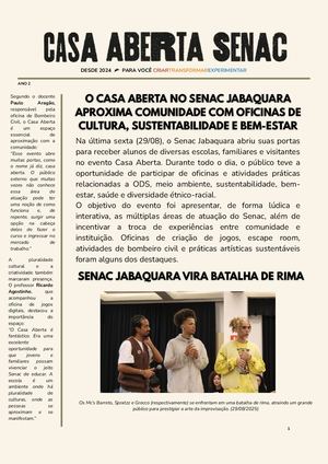 Jornal Casa Aberta  2025