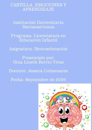 Emociones Y Aprendizaje G