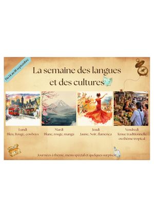 Semaine des langues 2026