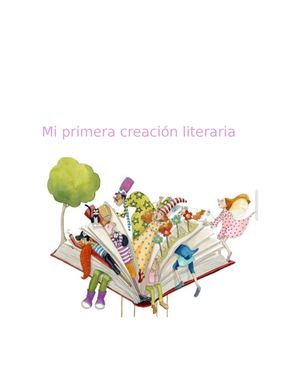 Mi primera creación literaria
