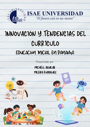 Innovación Y Tendencias En Educación Inicial Panameña
