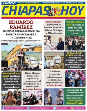 Chiapas Hoy 10 De Septiembre 2026 Ok