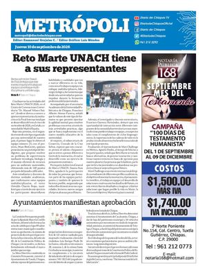 Metropoli Jueves 10 De Septiembre 2026