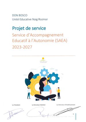 Projet Service Saea 2023 2027