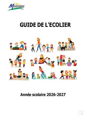 Guide L'écolier 2026 2027