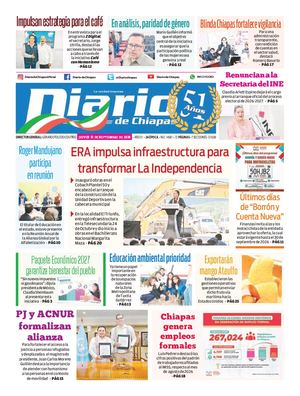 Portada, Jueves 10 De Septiembre De 2026