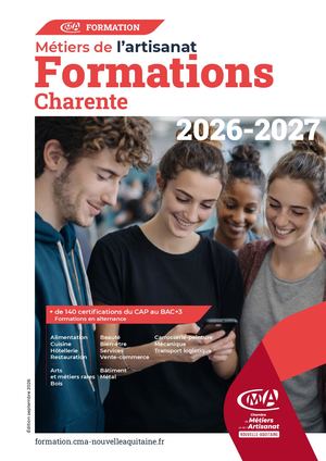 Catalogue CMA Formation - Charente