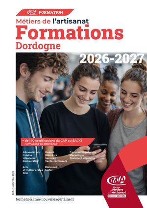 Catalogue CMA Formation - Dordogne