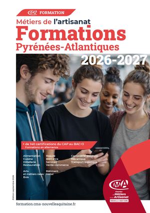 Catalogue CMA Formation - Pyrénées Atlantiques