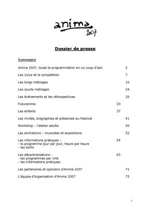A2007_Dossier de presse