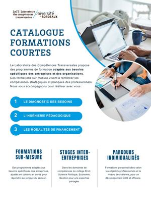 Catalogue Formations courtes