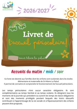 Copie De Livret Accueil Periscolaire 26 27