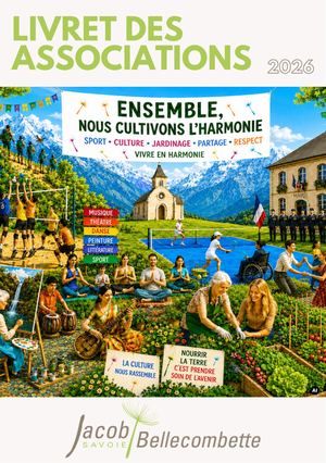 Livret des associations 2026 Jacob Bellecombette