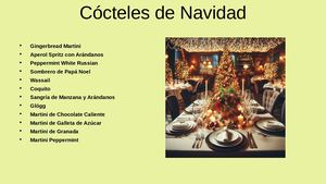 Cócteles De Navidad