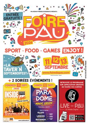 Foire de Pau 2026 - Programme