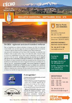 L'ECHO N°5 - Septembre 2026