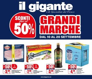 Volantino Il Gigante Dal 10 Al 20 Settembre 2026