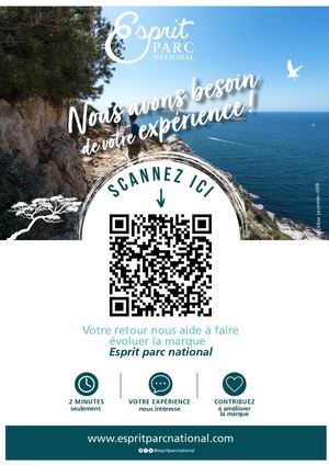 Flyer, enquête client Esprit parc national - évaluation 2026, Méditerrannée