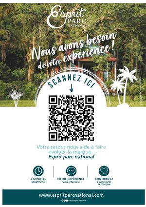 Flyer, enquête client Esprit parc national - évaluation 2026, Outre-mer