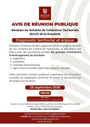 SCoT Avis De Réunion Publique