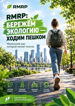 БЕРЕЖЕМ ПЛАНЕТУ - ХОДИМ ПЕШКОМ