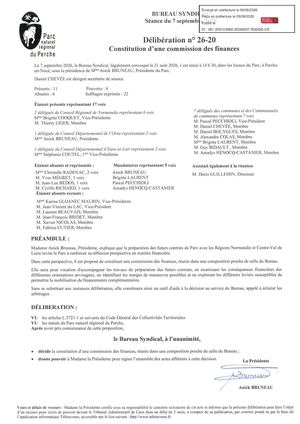 26 20 Constitution D'une Commission Des Finances