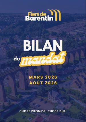 Bilan Fiers de Barentin - Septembre 2026 Août 2026