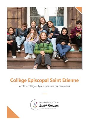 Brochure établissement 2026