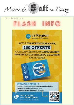 Flash Info 100926