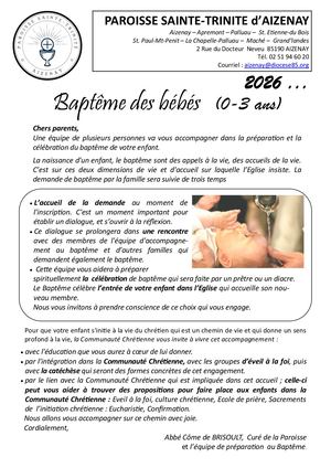 Baptême 2026 N2
