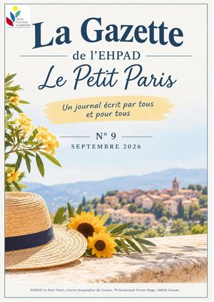 Gazette de l'EHPAD du Petit Paris Septembre 2026