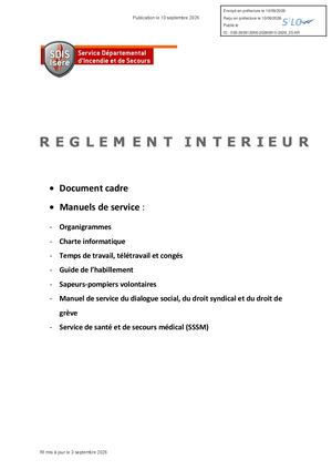 2026 09 03 Reglement Interieur Etablissement