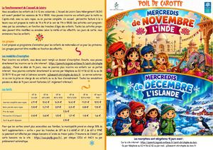 Programme Des Mercredis De Novembre Et Décembre 2026