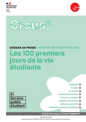Dossier de presse de rentrée 2026