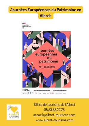 Les Journées Européennes du Patrimoine en Albret 2026