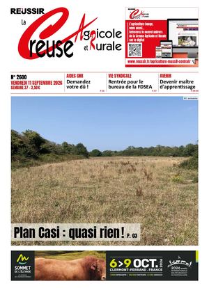 Creuse agricole n°2600