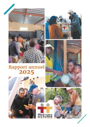 Rapport annuel 2025 - Electriciens sans frontieres