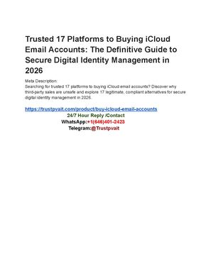 Trusted 17 Platforms To Buying I Cloud Email Accounts Guide In 2026