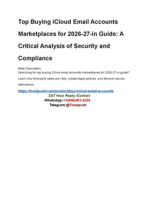 Top Buying I Cloud Email Accounts Marketplaces For 2026 27 In Guide